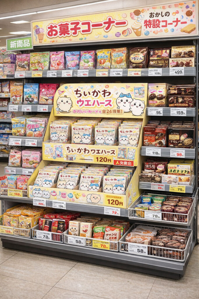 ちいかわウエハース 売り場 イメージ