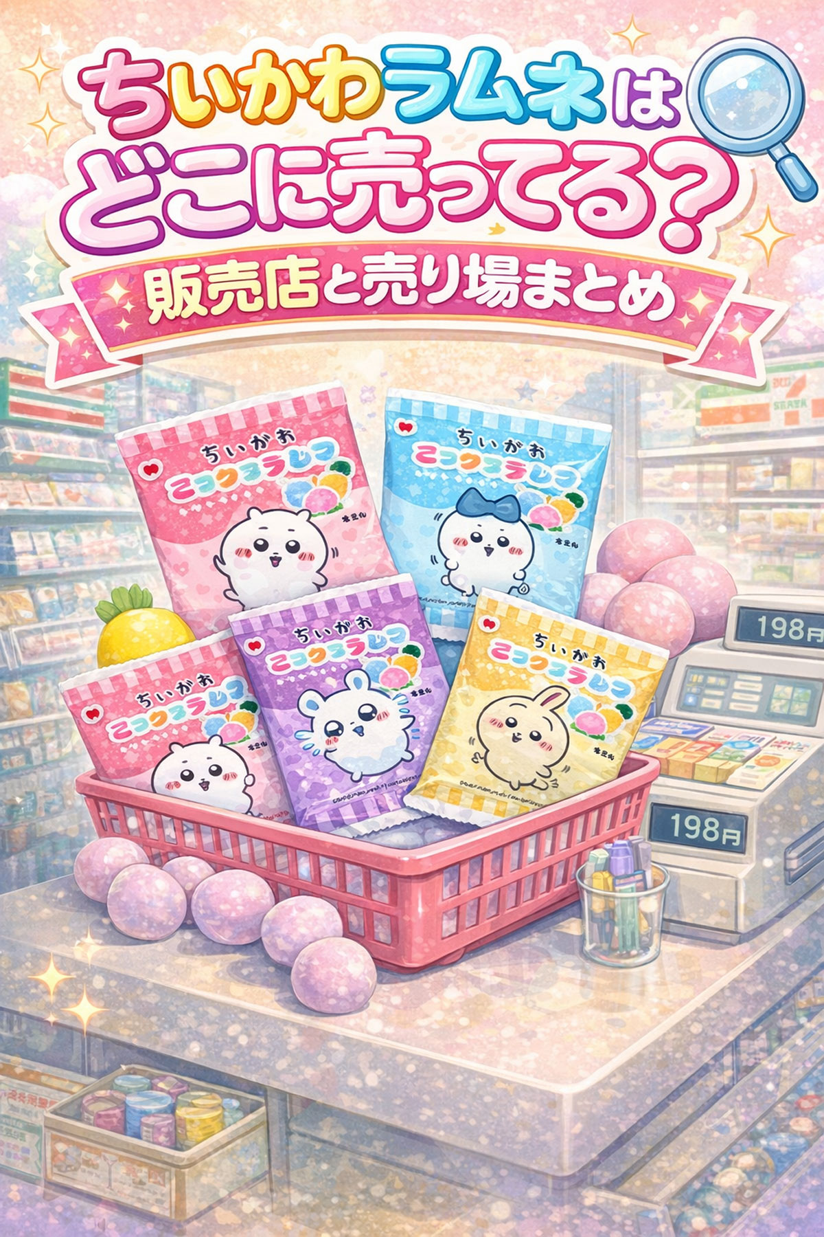 ちいかわラムネ 売り場 コンビニ レジ横